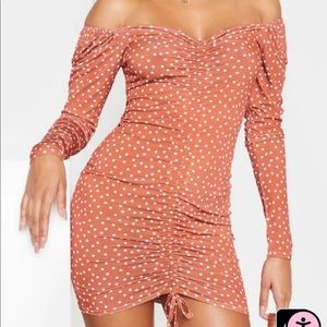 Polka Dot Bodycon Dress